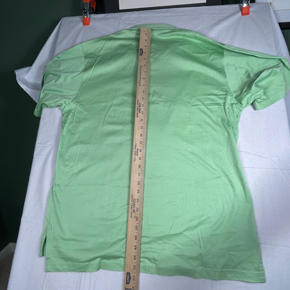 Peter Millar Men's Large Green Golf Polo Shirt - Crown Sport Summer Performance - Picture 9 of 9